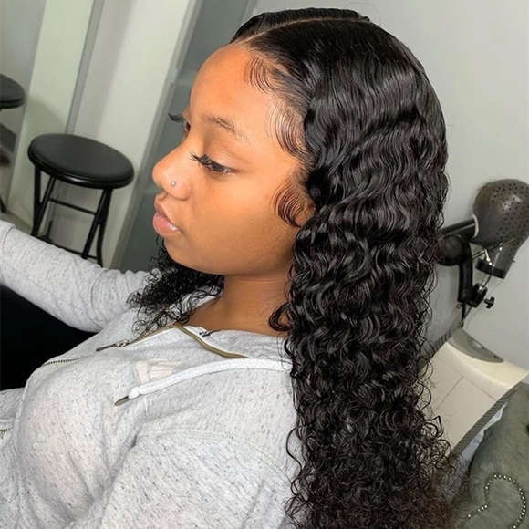 HUMAN LACE FRONT CURLY WIG